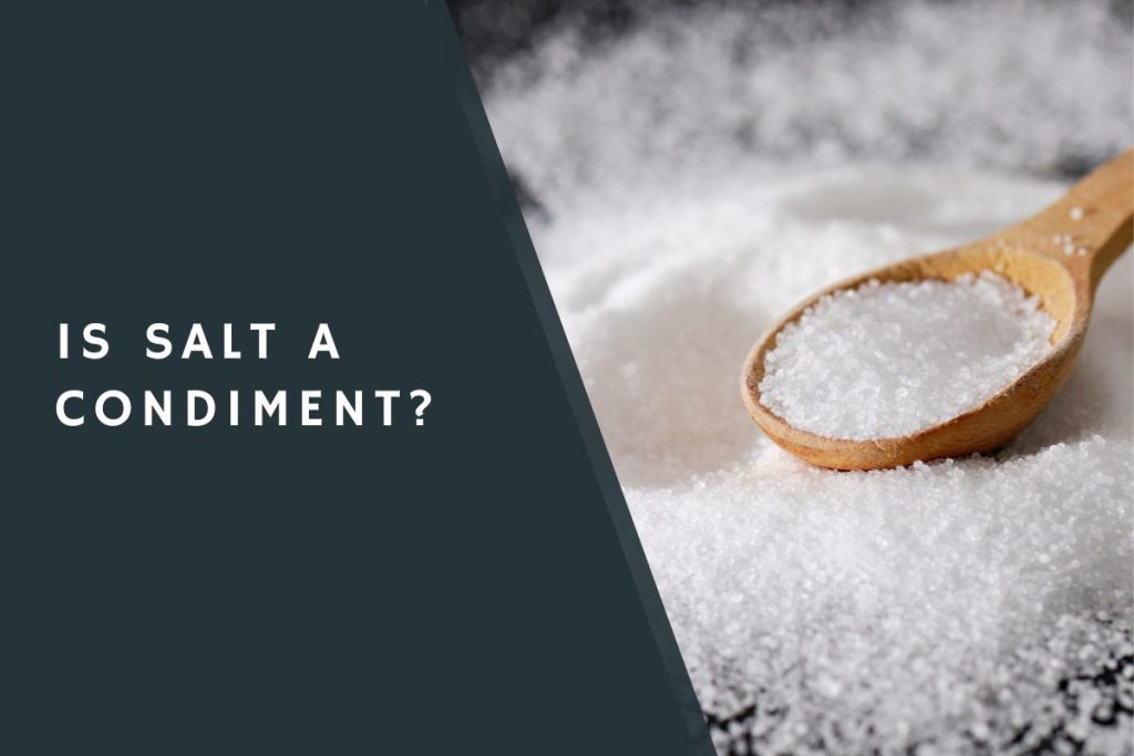 Is Salt a Condiment?